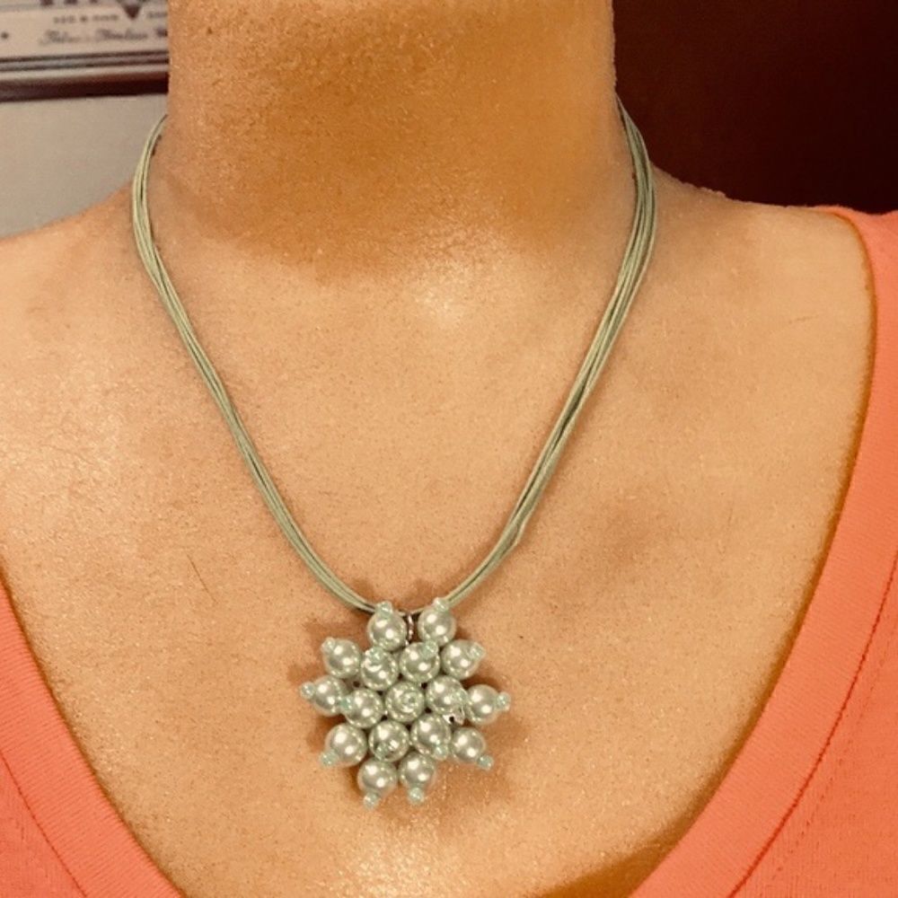 Light green necklace  